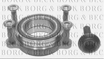 BORG & BECK bwk1109 -  Комплект подшипника ступицы колеса